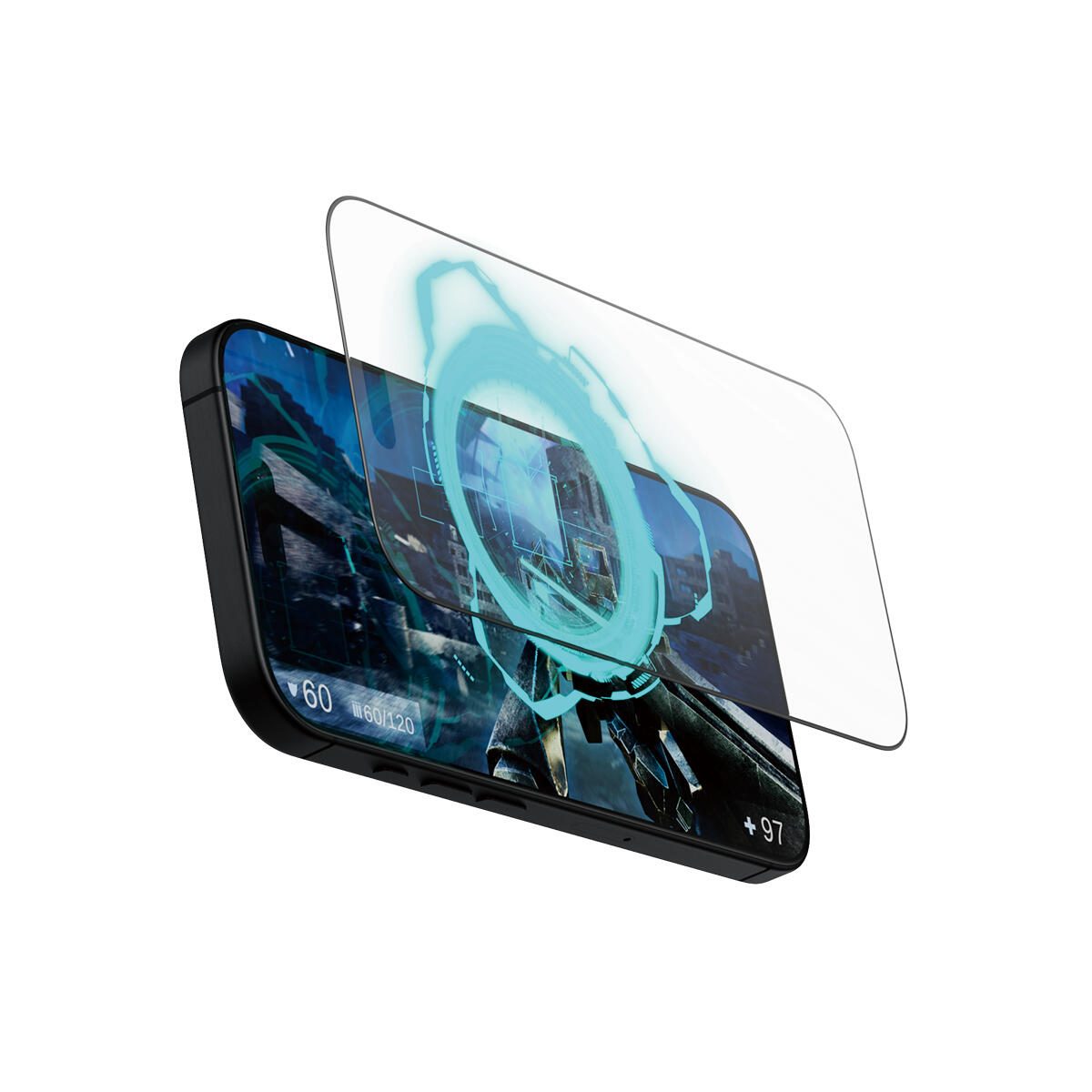 PanzerGlass® Gaming Displayschutz für iPhone 16 Pro - Ultra-Wide Fit PanzerGlass® Gaming Displayschutz für iPhone 16 Pro - Ultra-Wide Fit